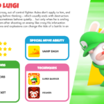 Rabbid Luigi's Stats