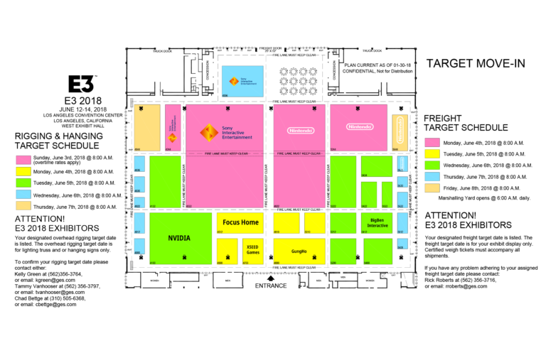 E3 2018 Preliminary Floor Plans NinMobileNews