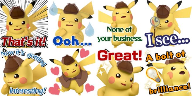 Detective Pikachu Imessage Stickers Available Now